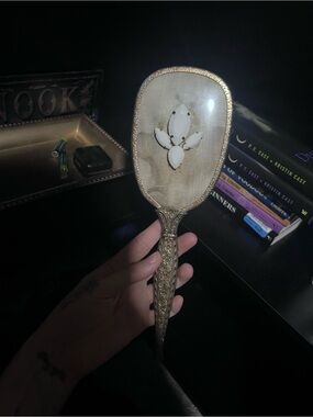 🕸️ (10 for $10) Ornate Gold Hand brush Decorative Home Accent
